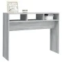 Sonoma gray plywood console table 105x30x80 cm by vidaXL, Side tables - Ref: Foro24-815940, Price: 47,47 €, Discount: %