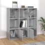 Estantería color gris Sonoma 98x30x98 cm de vidaXL, Librerías y estanterías - Ref: Foro24-815448, Precio: 92,92 €, Descuento: %