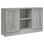 Sonoma gray plywood sideboard 120x30.5x70 cm by vidaXL, Sideboards - Ref: Foro24-815625, Price: 99,58 €, Discount: %