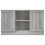 Sonoma gray plywood sideboard 120x30.5x70 cm by vidaXL, Sideboards - Ref: Foro24-815625, Price: 99,58 €, Discount: %