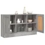 Sonoma gray plywood sideboard 120x30.5x70 cm by vidaXL, Sideboards - Ref: Foro24-815625, Price: 99,58 €, Discount: %