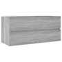 Mueble de lavabo madera de ingeniería gris Sonoma 100x38,5x45cm de vidaXL, Muebles de baño - Ref: Foro24-815658, Precio: 56,8...