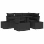 Conjunto de sofá de jardín 5 pcs Negro ratán sintético en Sofás de exterior | Comprar online en Foru.es