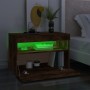 Mueble de TV con luces LED color roble ahumado 60x35x40 cm de vidaXL, Muebles TV - Ref: Foro24-815678, Precio: 47,98 €, Descu...