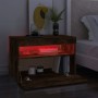 Mueble de TV con luces LED color roble ahumado 60x35x40 cm de vidaXL, Muebles TV - Ref: Foro24-815678, Precio: 47,98 €, Descu...
