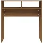 Brown oak plywood console table 78x30x80 cm by vidaXL, Side tables - Ref: Foro24-815938, Price: 35,95 €, Discount: %