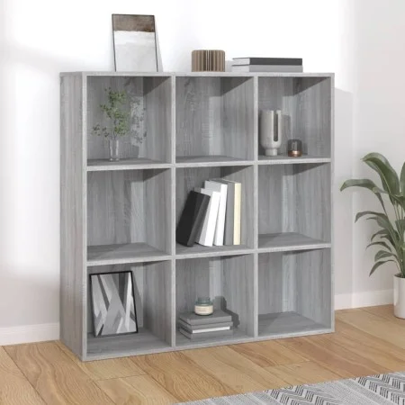 Estantería gris Sonoma 98x29x97,5 cm de vidaXL, Librerías y estanterías - Ref: Foro24-815451, Precio: 78,93 €, Descuento: %