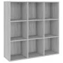 Estantería gris Sonoma 98x29x97,5 cm de vidaXL, Librerías y estanterías - Ref: Foro24-815451, Precio: 78,93 €, Descuento: %