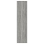 Armario con cajones contrachapado sonoma gris 50x50x200 cm de vidaXL, Armarios roperos - Ref: Foro24-815349, Precio: 163,74 €...