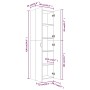 Armario de oficina madera contrachapada sonoma gris 60x32x190cm de vidaXL, Armarios archivadores - Ref: Foro24-815280, Precio...