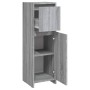 Armario de baño madera contrachapada gris Sonoma 30x30x95 cm de vidaXL, Muebles de baño - Ref: Foro24-815553, Precio: 50,40 €...