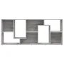 Estantería de madera contrachapada gris Sonoma 67x24x161 cm de vidaXL, Librerías y estanterías - Ref: Foro24-815502, Precio: ...