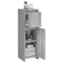 Armario de baño madera contrachapada gris Sonoma 30x30x95 cm de vidaXL, Muebles de baño - Ref: Foro24-815553, Precio: 50,40 €...