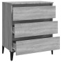 Aparador de madera contrachapada gris Sonoma 60x35x69 cm de vidaXL, Aparadores - Ref: Foro24-815808, Precio: 70,34 €, Descuen...