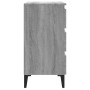 Aparador de madera contrachapada gris Sonoma 60x35x69 cm de vidaXL, Aparadores - Ref: Foro24-815808, Precio: 70,34 €, Descuen...
