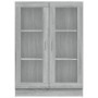 Vitrina madera contrachapada gris Sonoma 82,5x30,5x115 cm de vidaXL, Librerías y estanterías - Ref: Foro24-815619, Precio: 94...