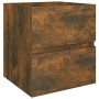 Mueble de lavabo madera ingeniería roble ahumado 41x38,5x45 cm de vidaXL, Muebles de baño - Ref: Foro24-815645, Precio: 38,47...