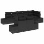 Conjunto de sofá de jardín 9 pcs Negro ratán sintético en Sofás de exterior | Comprar online en Foru.es