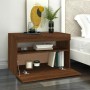 Mueble de TV con luces LED color roble ahumado 60x35x40 cm de vidaXL, Muebles TV - Ref: Foro24-815682, Precio: 46,20 €, Descu...