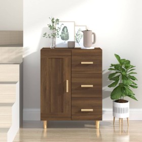 Aparador madera contrachapada marrón roble 69,5x34x90 cm de vidaXL, Aparadores - Ref: Foro24-817371, Precio: 72,13 €, Descuen...