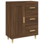 Aparador madera contrachapada marrón roble 69,5x34x90 cm de vidaXL, Aparadores - Ref: Foro24-817371, Precio: 72,13 €, Descuen...