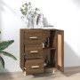Aparador madera contrachapada marrón roble 69,5x34x90 cm de vidaXL, Aparadores - Ref: Foro24-817371, Precio: 72,13 €, Descuen...