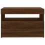 Mueble de TV con luces LED color roble ahumado 60x35x40 cm de vidaXL, Muebles TV - Ref: Foro24-815682, Precio: 46,20 €, Descu...