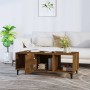 Mesa de centro madera contrachapada roble ahumado 102x50x40 cm de vidaXL, Mesas de centro - Ref: Foro24-817528, Precio: 48,27...