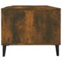 Mesa de centro madera contrachapada roble ahumado 102x50x40 cm de vidaXL, Mesas de centro - Ref: Foro24-817528, Precio: 48,27...