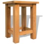 Mesas auxiliares 2 unidades madera maciza de roble 27x24x37 cm en Mesas auxiliares | Comprar online en Foru.es