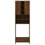 Armario de lavadora marrón roble 64x25,5x190 cm de vidaXL, Accesorios para lavadoras y secadoras - Ref: Foro24-815959, Precio...