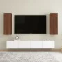 Muebles TV 2 uds madera de ingeniería marrón roble 30,5x30x90cm de vidaXL, Muebles TV - Ref: Foro24-815752, Precio: 83,55 €, ...