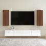 Muebles TV 2 uds madera de ingeniería marrón roble 30,5x30x90cm de vidaXL, Muebles TV - Ref: Foro24-815752, Precio: 84,86 €, ...