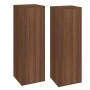 Muebles TV 2 uds madera de ingeniería marrón roble 30,5x30x90cm de vidaXL, Muebles TV - Ref: Foro24-815752, Precio: 83,55 €, ...