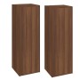 Muebles TV 2 uds madera de ingeniería marrón roble 30,5x30x90cm de vidaXL, Muebles TV - Ref: Foro24-815752, Precio: 84,86 €, ...