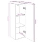Muebles TV 2 uds madera de ingeniería marrón roble 30,5x30x90cm de vidaXL, Muebles TV - Ref: Foro24-815752, Precio: 84,86 €, ...