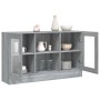 Vitrina madera contrachapada gris Sonoma 120x30,5x70 cm de vidaXL, Aparadores - Ref: Foro24-815628, Precio: 93,10 €, Descuent...