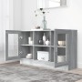 Vitrina madera contrachapada gris Sonoma 120x30,5x70 cm de vidaXL, Aparadores - Ref: Foro24-815628, Precio: 93,10 €, Descuent...