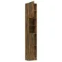 Armario baño madera contrachapada roble ahumado 32x25,5x190 cm de vidaXL, Muebles de baño - Ref: Foro24-815537, Precio: 76,06...