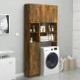 Armario baño madera contrachapada roble ahumado 32x25,5x190 cm de vidaXL, Muebles de baño - Ref: Foro24-815537, Precio: 76,06...