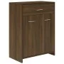 Armario baño madera contrachapada roble marrón 60x33x80 cm de vidaXL, Muebles de baño - Ref: Foro24-815665, Precio: 69,33 €, ...