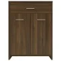 Armario baño madera contrachapada roble marrón 60x33x80 cm de vidaXL, Muebles de baño - Ref: Foro24-815665, Precio: 69,33 €, ...