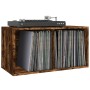 Caja para discos de vinilo contrachapado color roble 71x34x36cm de vidaXL, Almacenamiento para CD y DVD - Ref: Foro24-815252,...