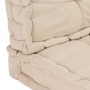 Cojines para muebles de palets 2 unidades algodón beige en Decoración | Comprar online en Foru.es