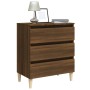 Aparador de madera contrachapada roble marrón 60x35x69 cm de vidaXL, Aparadores - Ref: Foro24-815806, Precio: 78,58 €, Descue...