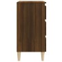 Aparador de madera contrachapada roble marrón 60x35x69 cm de vidaXL, Aparadores - Ref: Foro24-815806, Precio: 78,58 €, Descue...