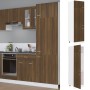 Armario para frigorífico madera marrón roble 60x57x207 cm de vidaXL, Armarios de cocina - Ref: Foro24-815602, Precio: 157,70 ...