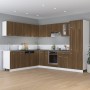 Armario para frigorífico madera marrón roble 60x57x207 cm de vidaXL, Armarios de cocina - Ref: Foro24-815602, Precio: 157,70 ...