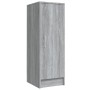 Zapatero de madera contrachapada gris Sonoma 32x35x92 cm de vidaXL, Zapateros y organizadores de calzado - Ref: Foro24-816018...