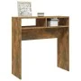 Mesa consola madera contrachapada roble ahumado 78x30x80 cm de vidaXL, Mesas auxiliares - Ref: Foro24-815936, Precio: 33,70 €...